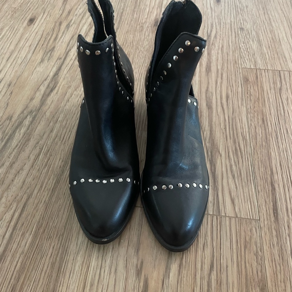 Black ankle boots